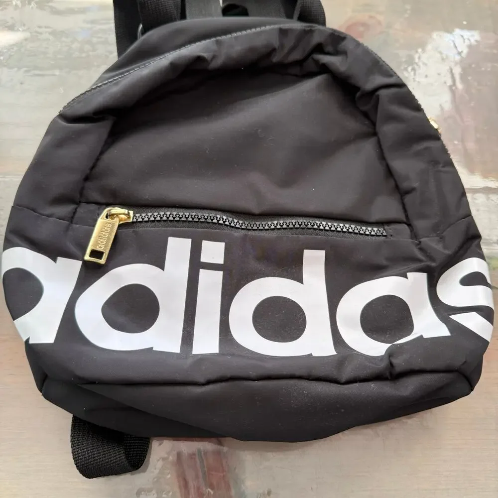 Adidas Black Linear Mini Backpack